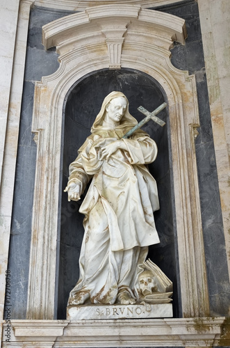 Saint Bruno sculpture in Mafra,18th century, Portugal