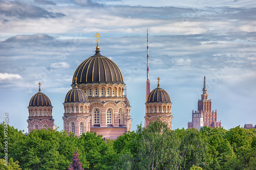 The spiers and towers of Riga