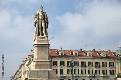 Market Square of Cuneo in Italy 