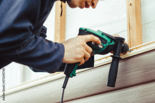 installation of siding