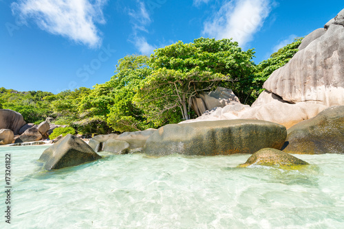 La Digue Anse Source D'Argent - Seychelles rocks