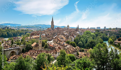 Panoramic view of Berne, Switzerland