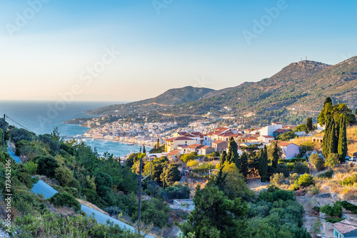 View on Samos Island, Greece