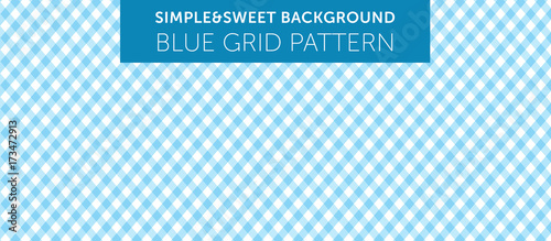 Blue chequered pattern Simple & Sweet Background vol.9