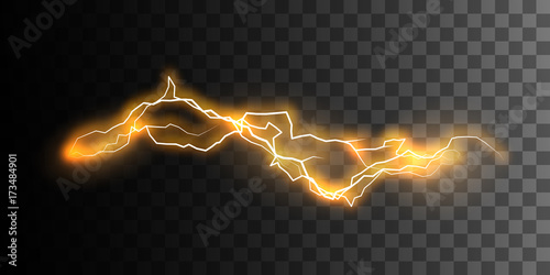 Visual electricity effect.