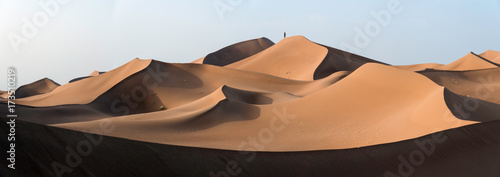 Photographer over the dunes