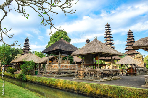The gate of Pura Taman Ayun Temple in Bali, Indonesia. a royal temple of Mengwi Empire.