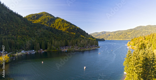 Lake Whatcom South Point Aerial Landscape View at Wildwood