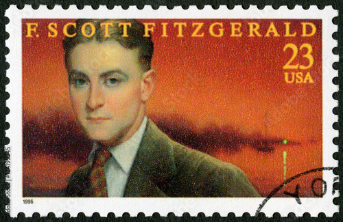 USA - 1996: shows Francis Scott Key Fitzgerald (1896-1940), series Literary Arts