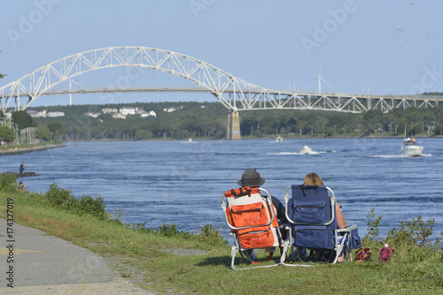 Couple at the Cape Cod Canal