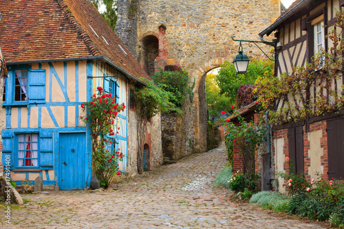 Gerberoy, village de l'Oise, Hauts-de-France, France