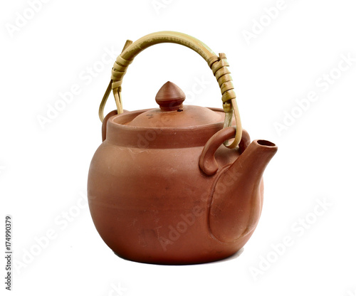 Tradition clay teapot