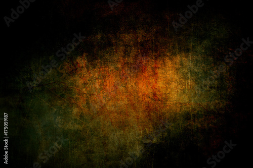 Dark scary grunge texture with scratches – rusty metal background