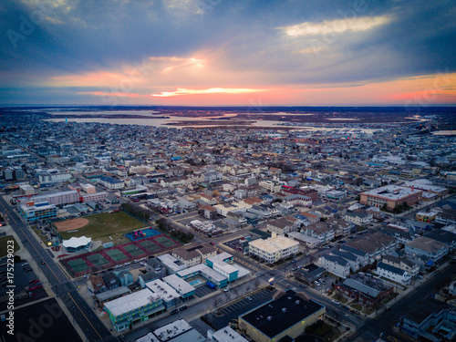 Aerial of Wildwood NJ