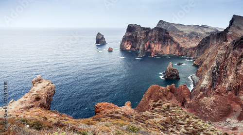 Portuguese island of Madeira, coastal landscape