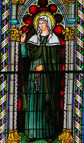 Stained Glass - Saint Rita