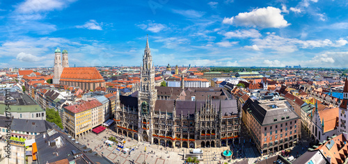 Panoramic view of Munich, Germany