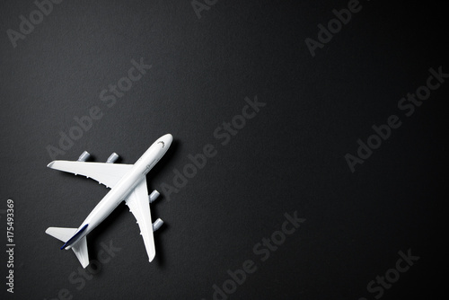 Miniature airplane isolated
