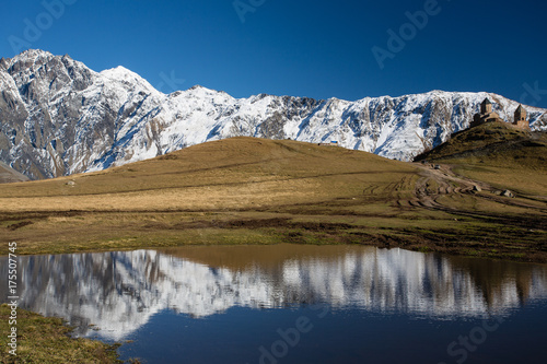 Georgia mountain Svaneti and Kazbegi