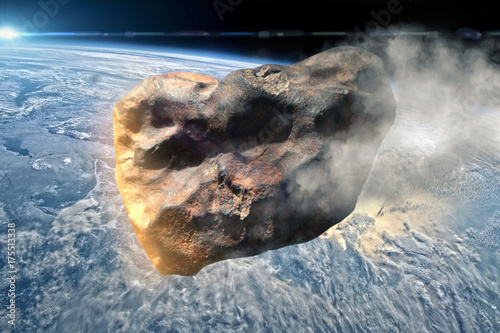 asteroid approaches the earth