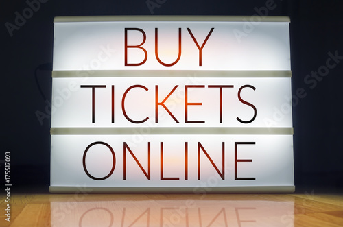 Buy tickets online lightbox