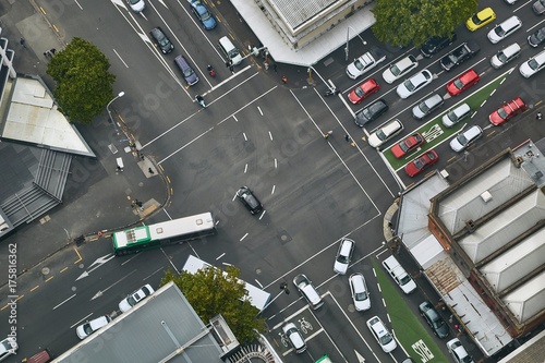 Urban traffic from above