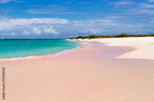 Pink sand beach