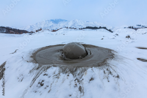 Mud Volcanoes in winter