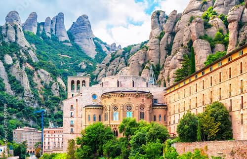 Santa Maria de Montserrat abbey, Catalonia Spain