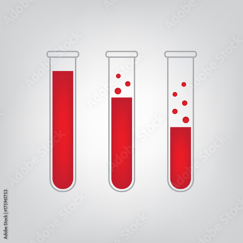 test tubes icon- vector illustration