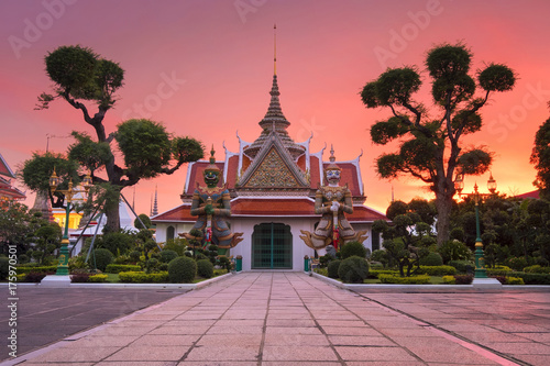 Wat Arun temple. Famous temple in Bangkok, Thailand.