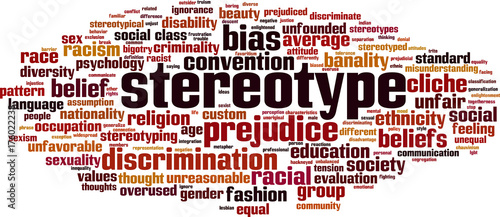 Stereotype word cloud