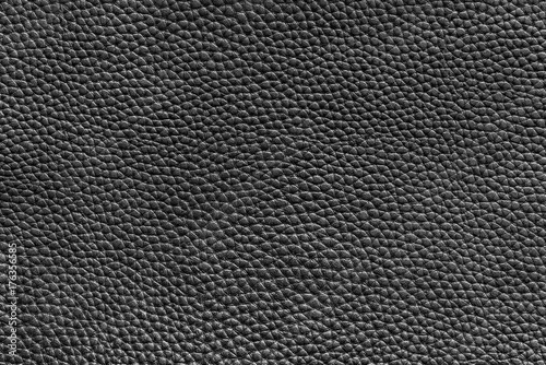 black texture of leather material