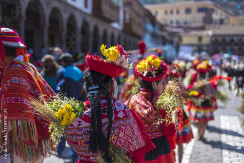 festivities in cusco, Peru.
