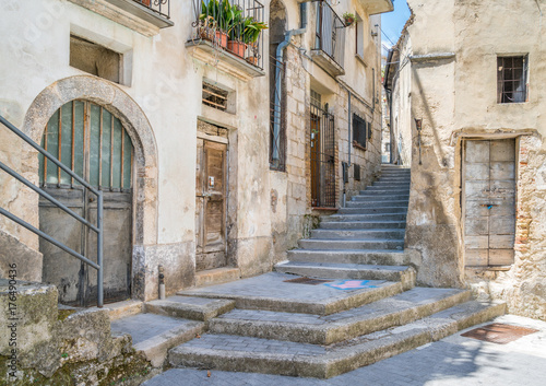 Pretoro, village in Majella National Park, in the province of Chieti, Abruzzo region, Italy.