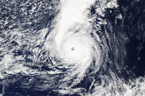 Hurricane Ophelia heading towards Ireland in October 2017 - Modified elements of this image furnished by NASA 