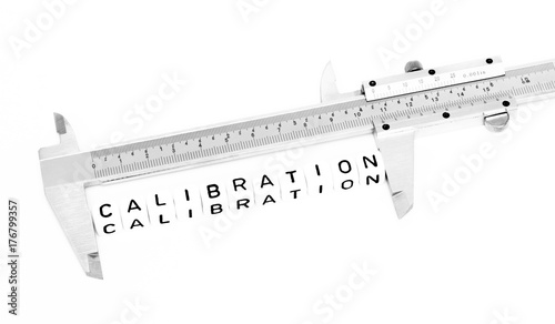 Calibration symbol with a caliper