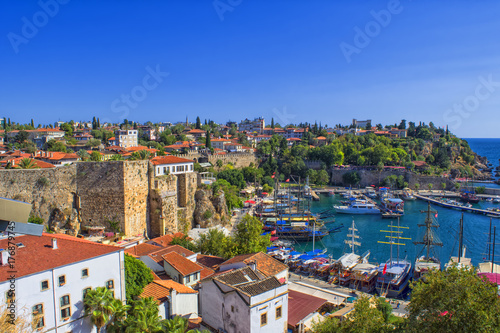 Harbor in old town Kaleici - Antalya, Turkey