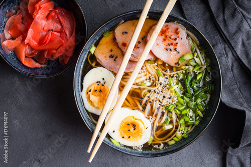 Japanese soup ramen