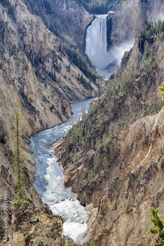 Upper Falls in Yellowstone River