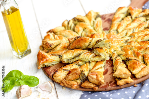 tarte soleil au pesto et basilic 2