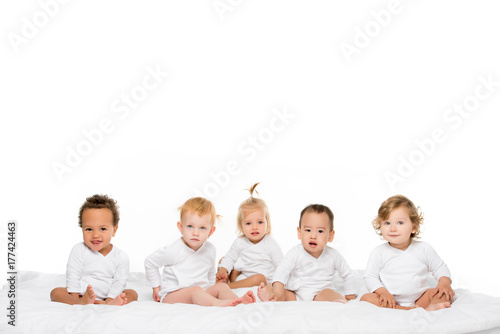 cute multiethnic toddlers