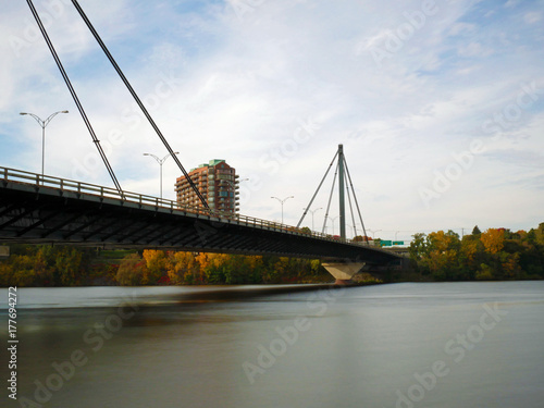 Bridge in the city of Montreal, Canada