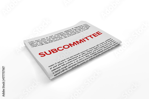 Subcommittee on Newspaper background