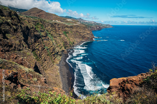 Nogales Beach, Puntallana, La Palma, Santa Cruz de Tenerife, Canary Islands, Spain.