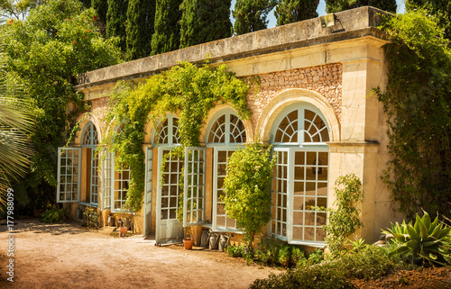 Garden plants conservatory building - architecture