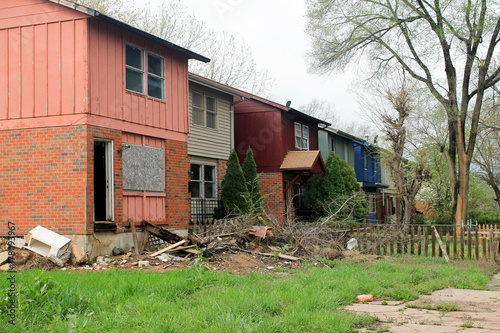 Abandoned Blighted Neighborhood in St. Louis