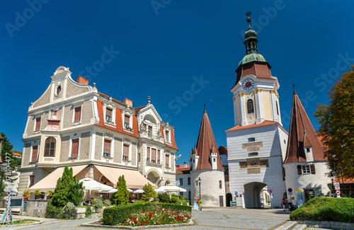 Steiner Tor, a 15th century gate in Krems an der Donau, the Wachau valley of Austria