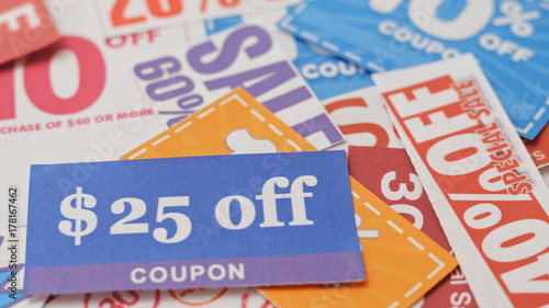 Group of Shopping coupon