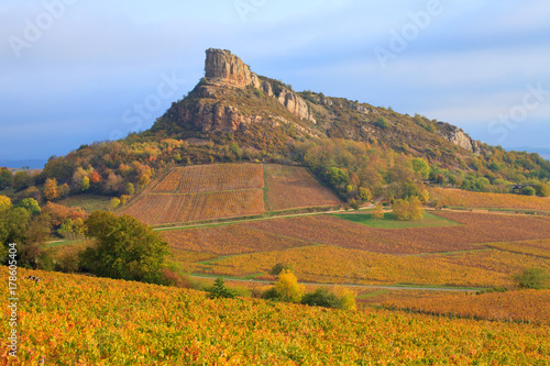 La roche de Solutré, Saône-et-Loire